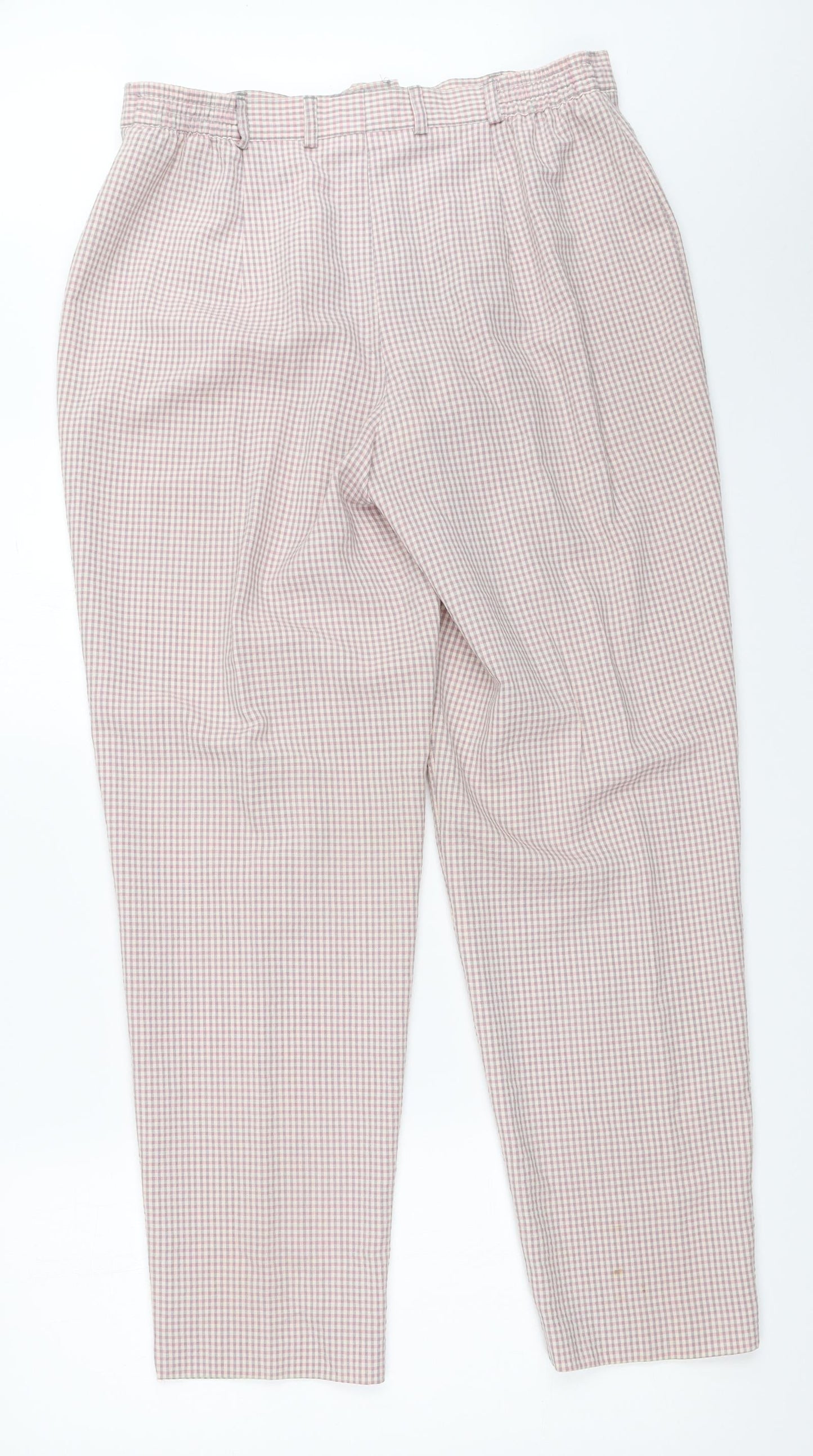 Eugen Klein Womens Pink   Trousers  Size 42 L29 in