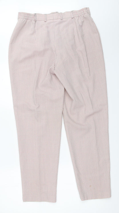 Eugen Klein Womens Pink   Trousers  Size 42 L29 in