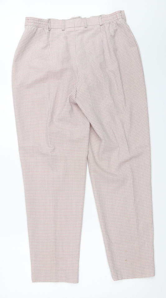 Eugen Klein Womens Pink   Trousers  Size 42 L29 in