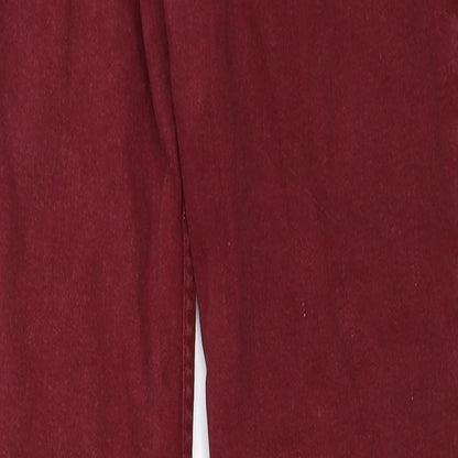 V&J Vanich Womens Red   Skinny Jeans Size 28 in L27 in