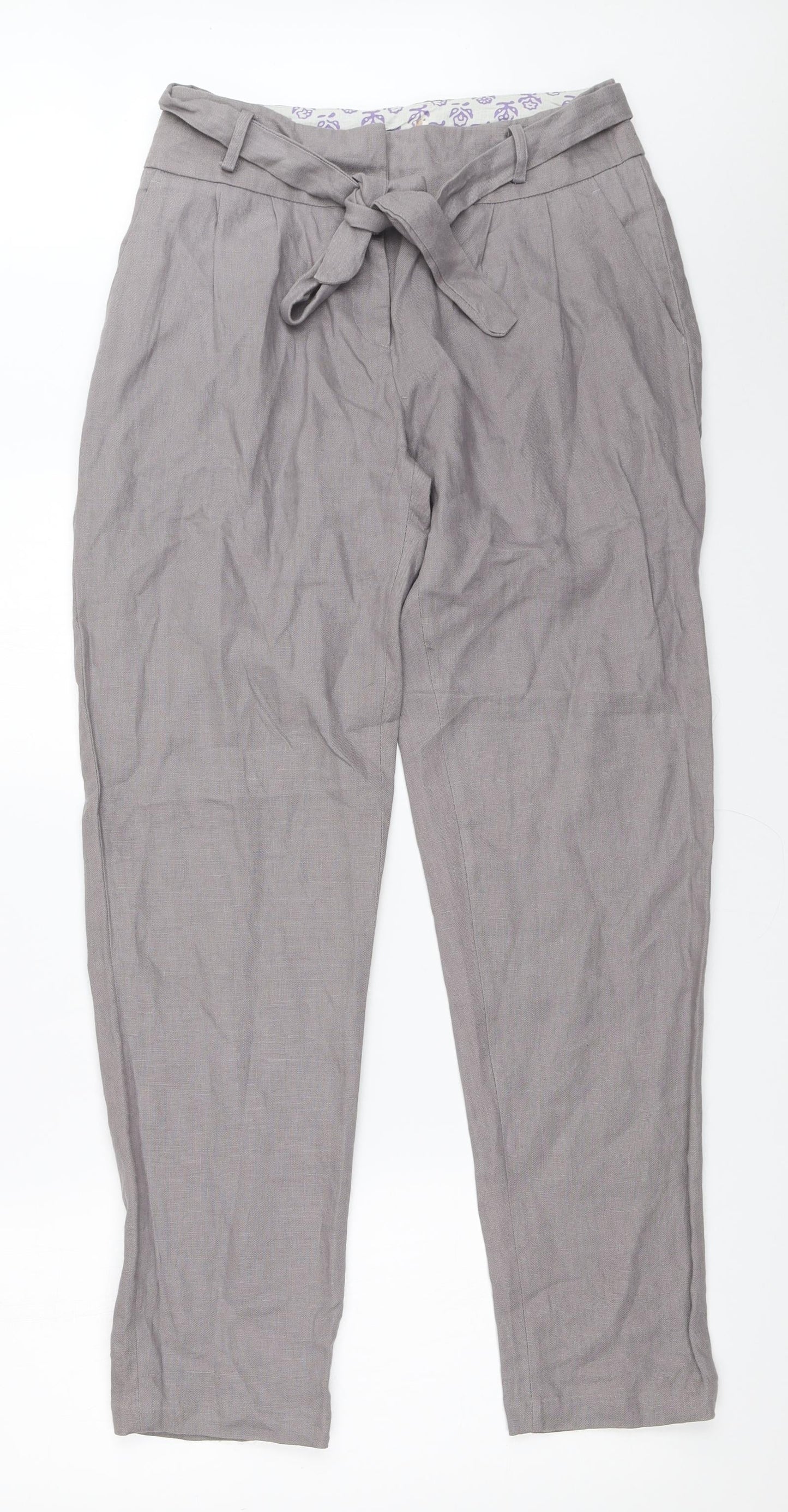 Womens UK Size 30 in Preworn Regular Fit  Grey Trousers