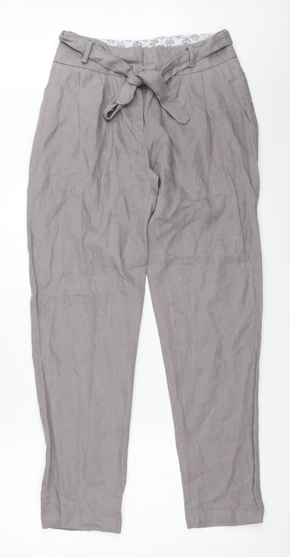 Womens UK Size 30 in Preworn Regular Fit  Grey Trousers