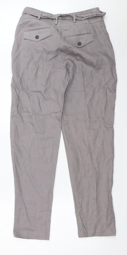 Womens UK Size 30 in Preworn Regular Fit  Grey Trousers
