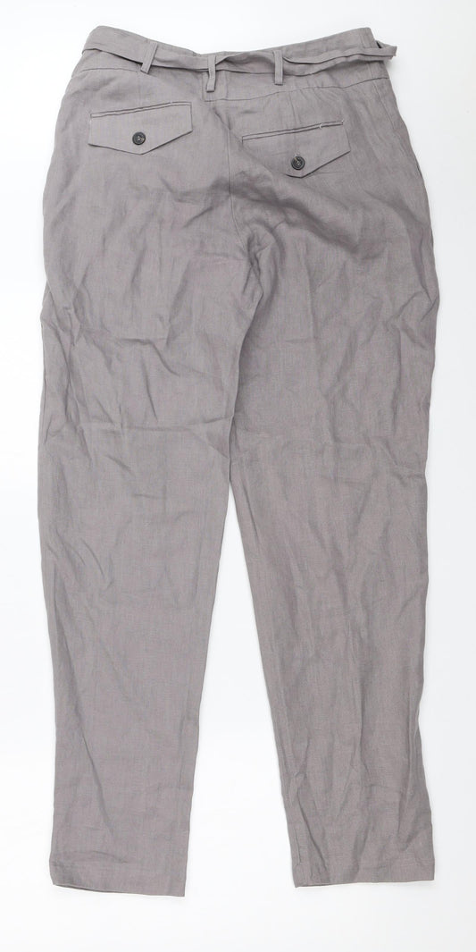 Womens UK Size 30 in Preworn Regular Fit  Grey Trousers
