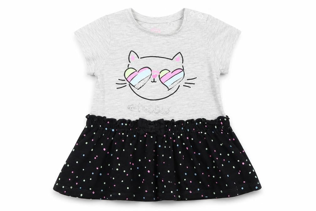 Cool Club Girls Grey   Fit & Flare  Size 9-12 Months