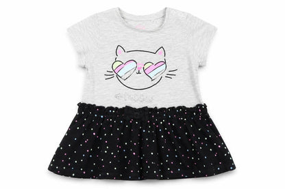 Cool Club Girls Grey   Fit & Flare  Size 9-12 Months