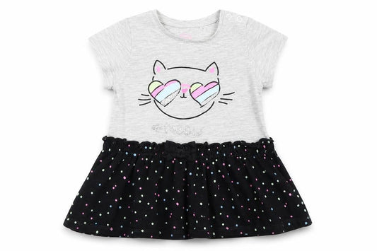 Cool Club Girls Grey   Fit & Flare  Size 9-12 Months