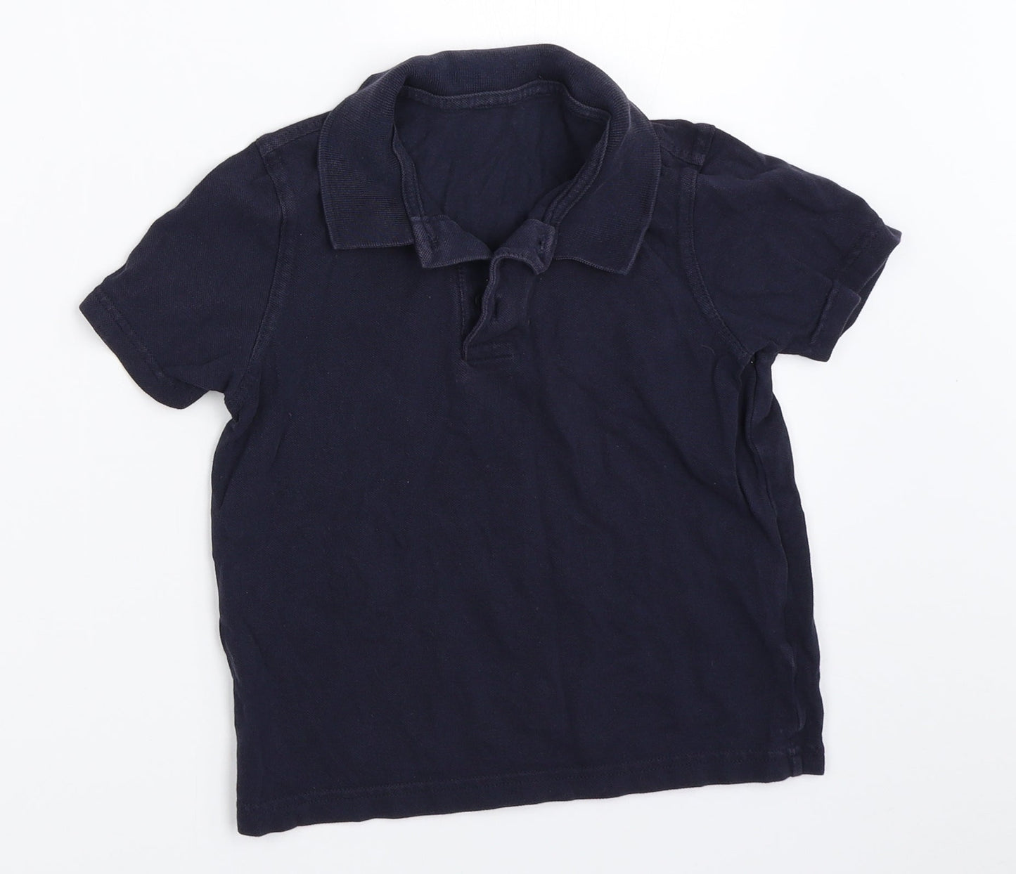 George Boys Blue   Basic Polo Size 5-6 Years