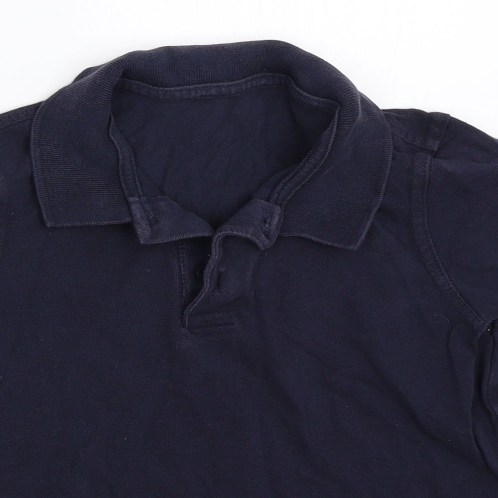 George Boys Blue   Basic Polo Size 5-6 Years