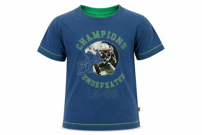 Little Kangaroos Boys Blue   Basic T-Shirt Size 4 Years