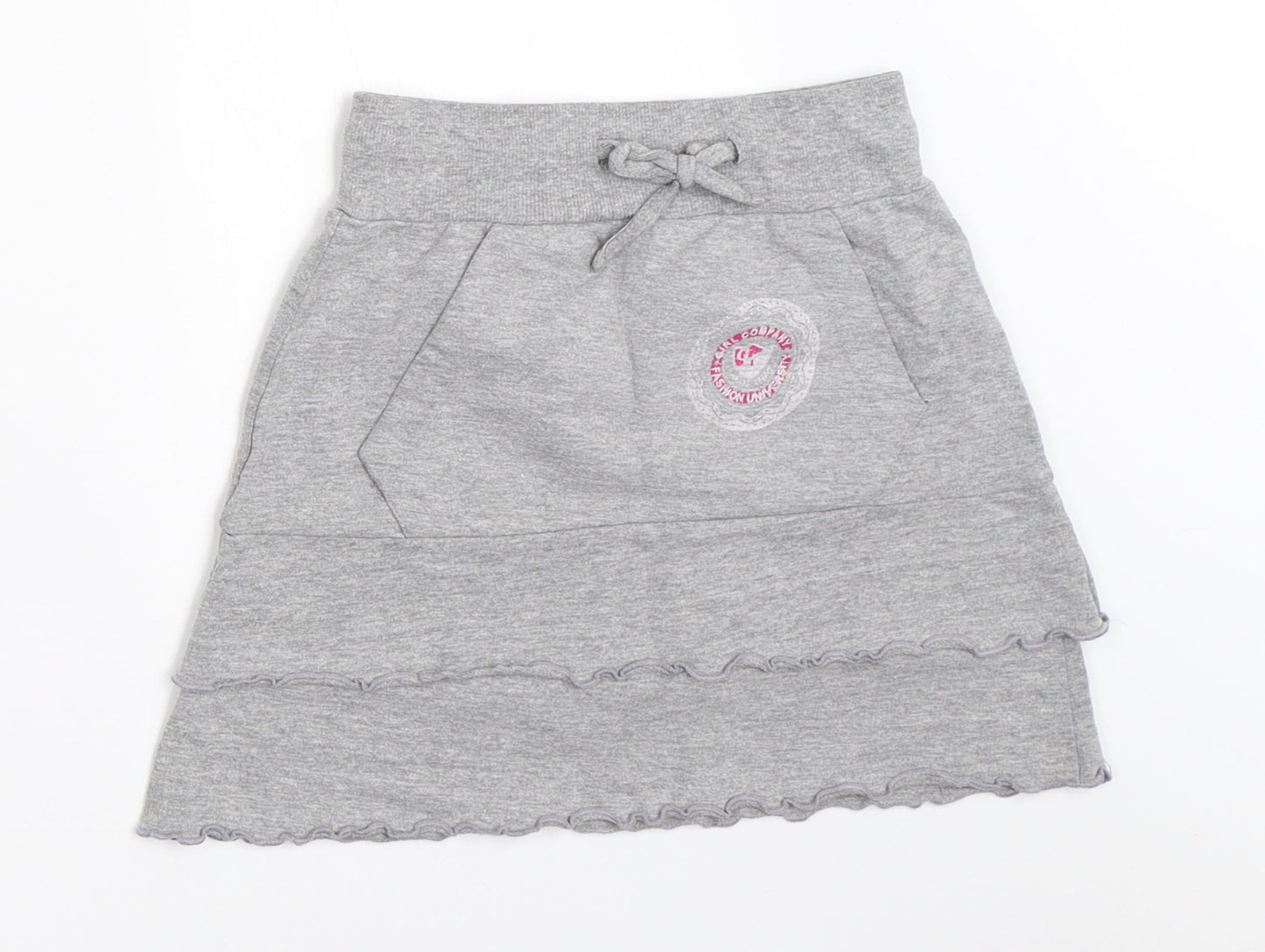 In Extenso Girls Grey   Mini Skirt Size 5 Years