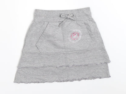 In Extenso Girls Grey   Mini Skirt Size 5 Years