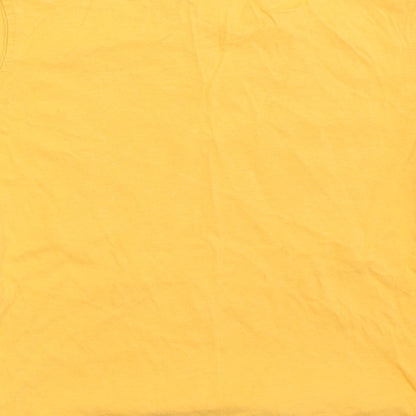 H&T Boys Yellow   Basic T-Shirt Size 5 Years