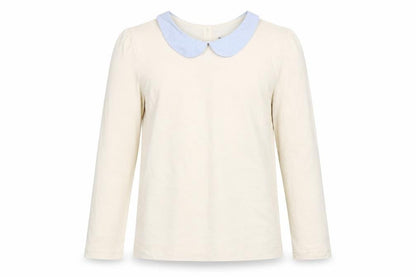 Gap Girls Ivory   Basic T-Shirt Size 6-7 Years