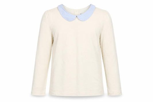 Gap Girls Ivory   Basic T-Shirt Size 6-7 Years