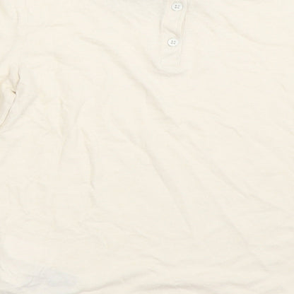 Gap Girls Ivory   Basic T-Shirt Size 6-7 Years