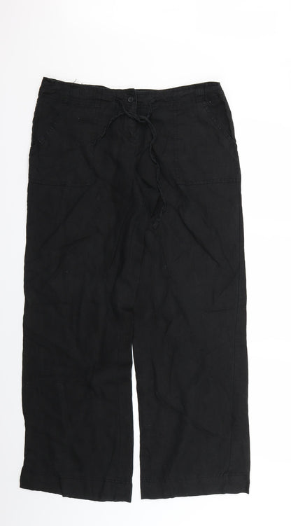 Womens UK Size 14 Atmosphere Regular Fit  Black Trousers