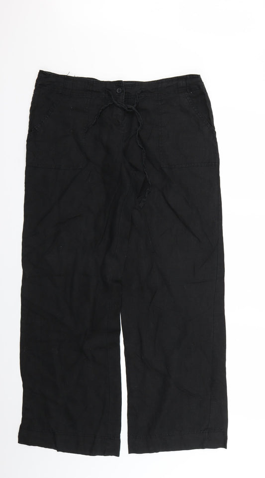 Womens UK Size 14 Atmosphere Regular Fit  Black Trousers