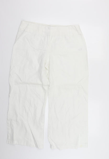 George Womens White   Trousers  Size 16 L23 in