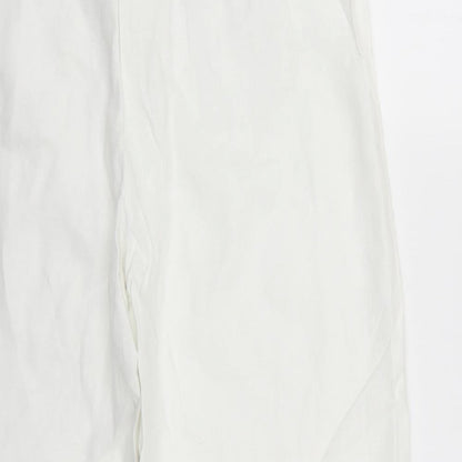 George Womens White   Trousers  Size 16 L23 in