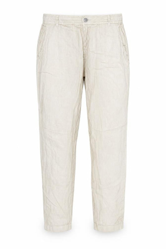 Womens UK Size 12 Indigo Regular Fit  Beige Trousers