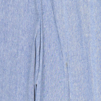 Womens UK Size 12 Classics Regular Fit  Blue Trousers