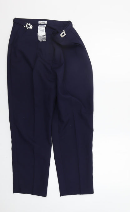 Womens UK Size 10 Damart Regular Fit  Blue Trousers