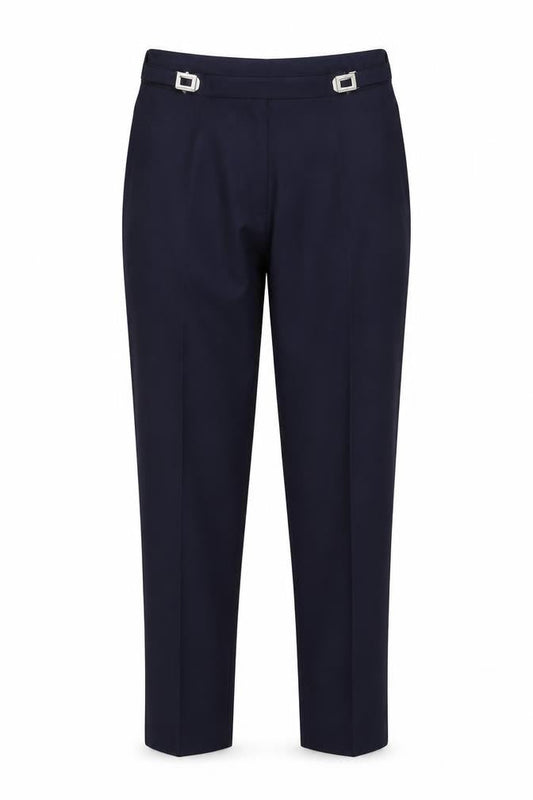 Womens UK Size 10 Damart Regular Fit  Blue Trousers