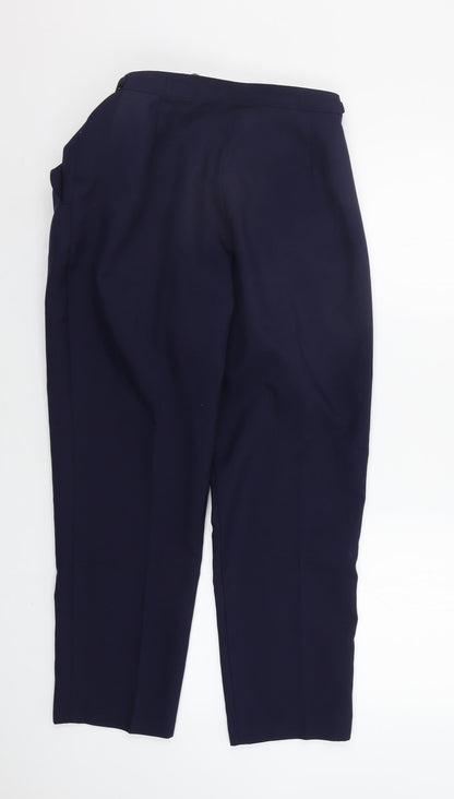 Womens UK Size 10 Damart Regular Fit  Blue Trousers