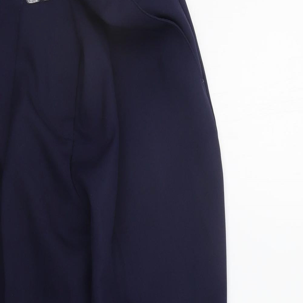 Womens UK Size 10 Damart Regular Fit  Blue Trousers