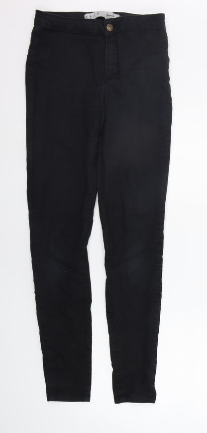 deniem co Womens Black   Skinny Jeans Size 10 L28 in