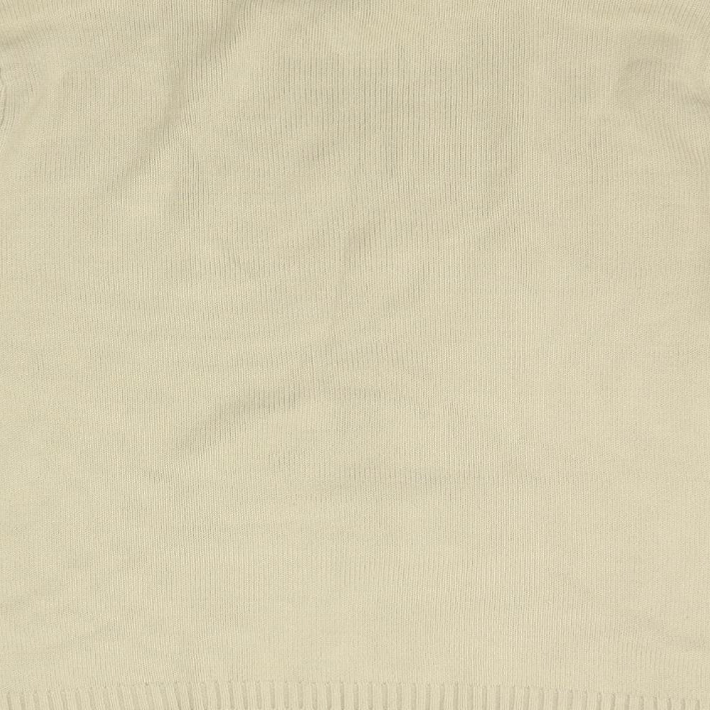 Womens UK Size L Fay Louise Beige Pullover Jumper