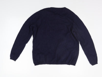 Womens UK Size M Hepburn Blue Pullover Jumper