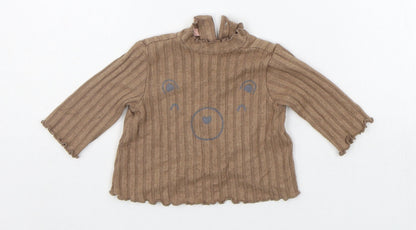 George Baby Brown   Basic T-Shirt Size Newborn