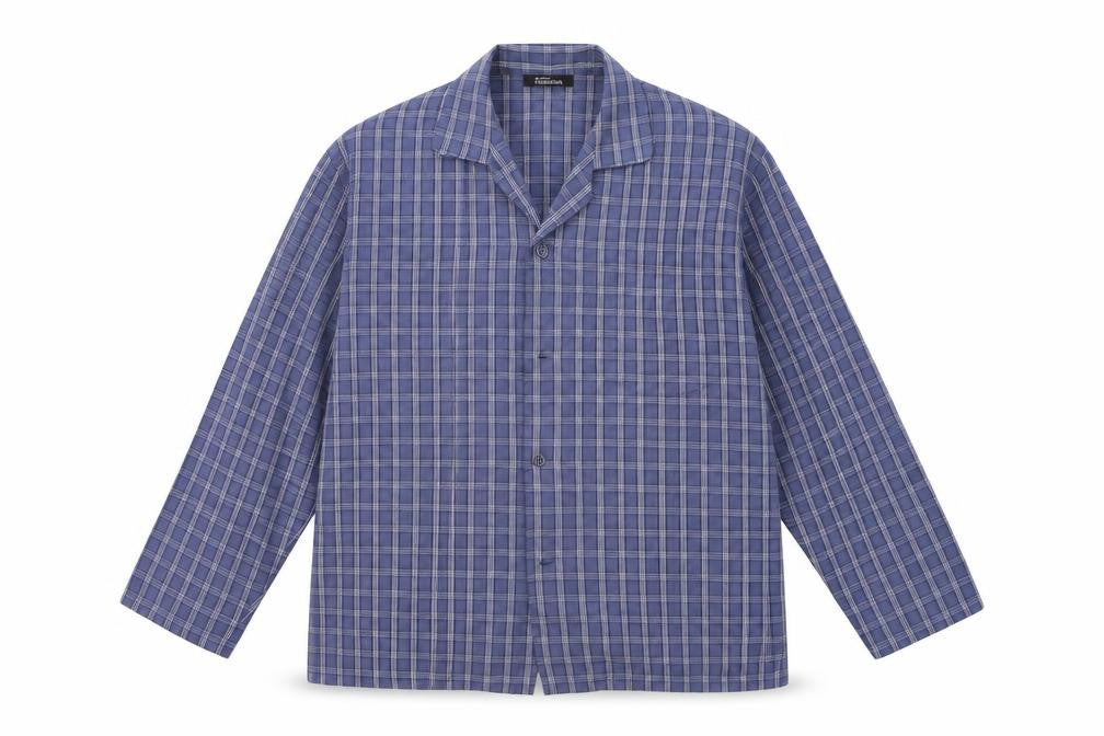 Mens UK Size L Allders Blue  Button-Up Long Sleeve Casual Shirt