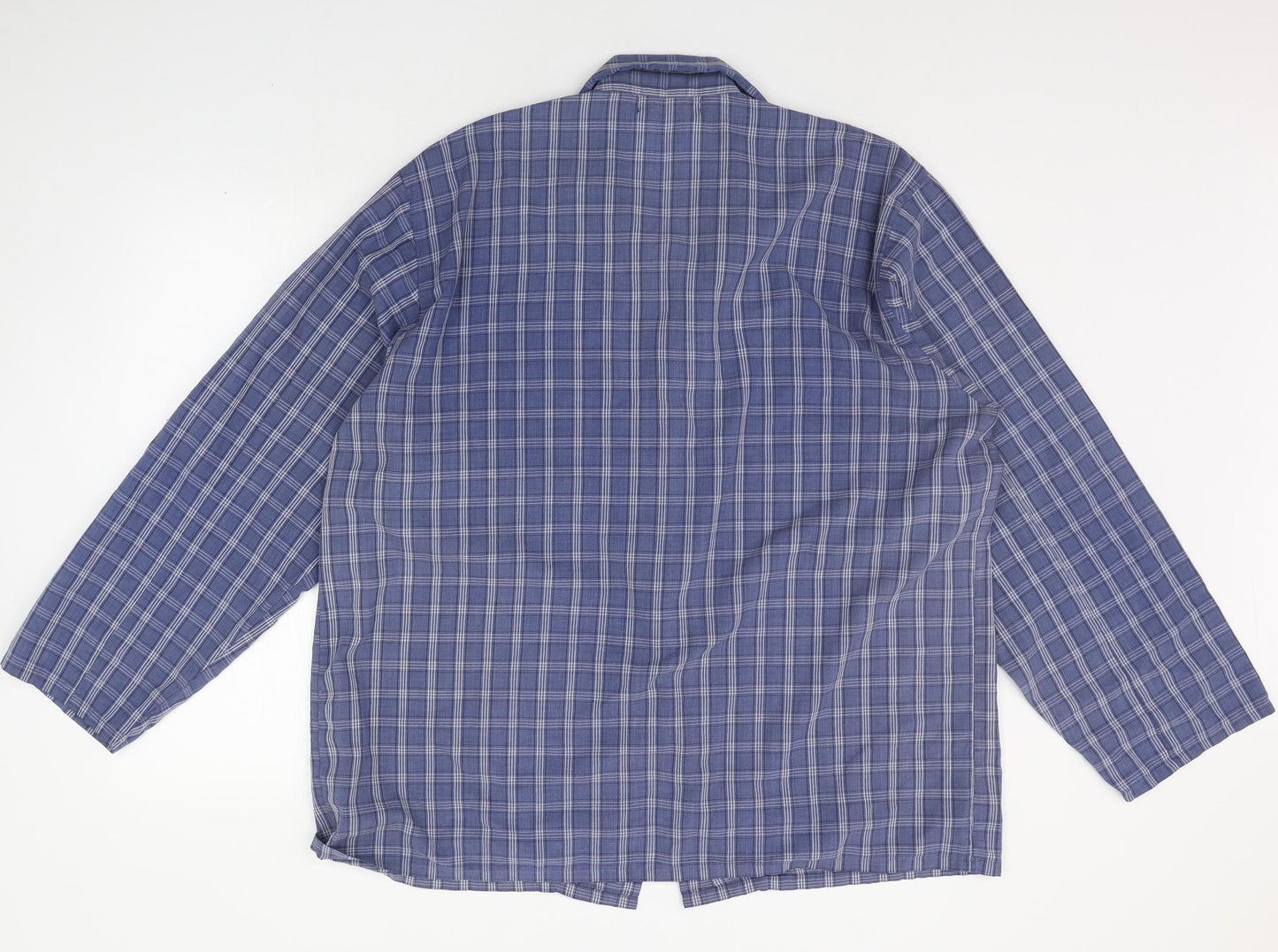 Allders Mens Blue Check   Button-Up Size L