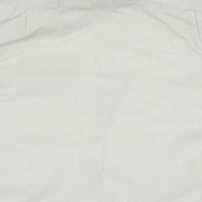 Outdoors scene Mens Grey Striped   Button-Up Size L