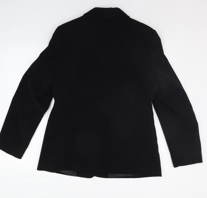 ARMANDO Womens Black   Jacket Suit Jacket Size 14