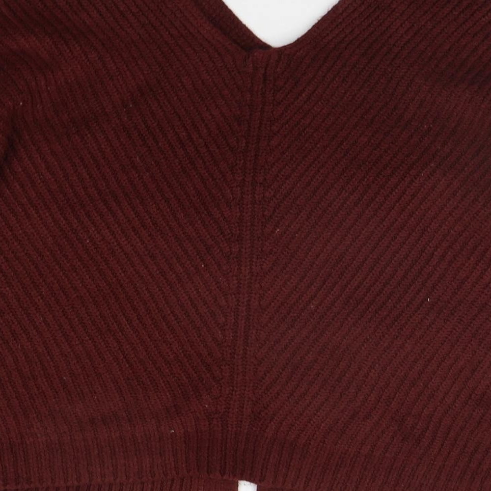 Womens UK Size S New Look Brown Pullover Jumper