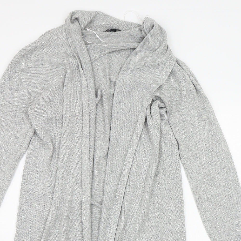 Womens UK Size L H&M Grey Full Zip Jumper