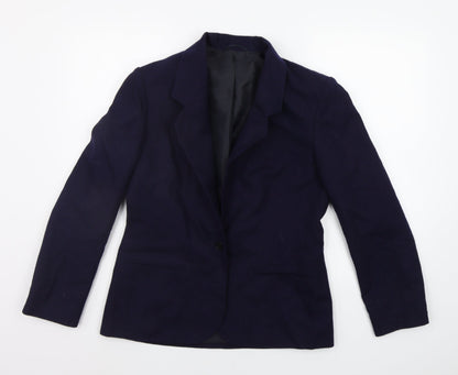 Womens UK Size 12 ST MICHAEL Blue Jacket