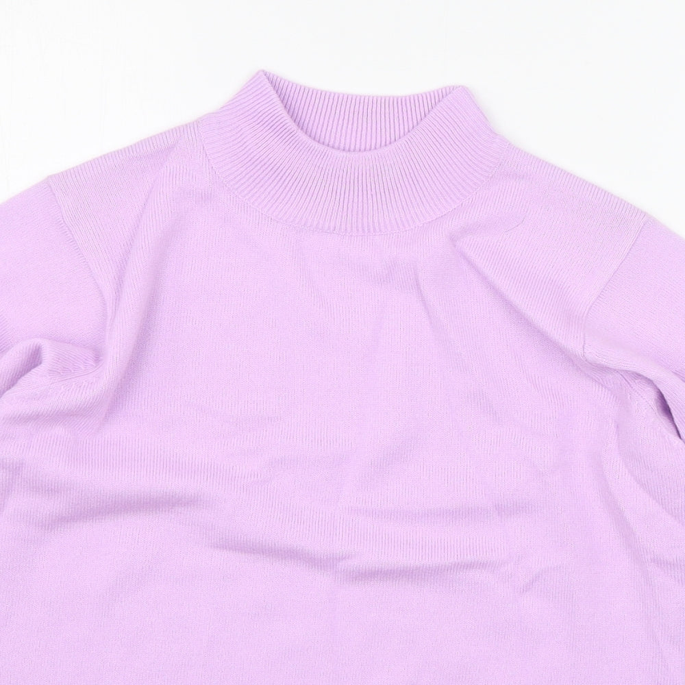 Womens UK Size M EA Purple Pullover Jumper