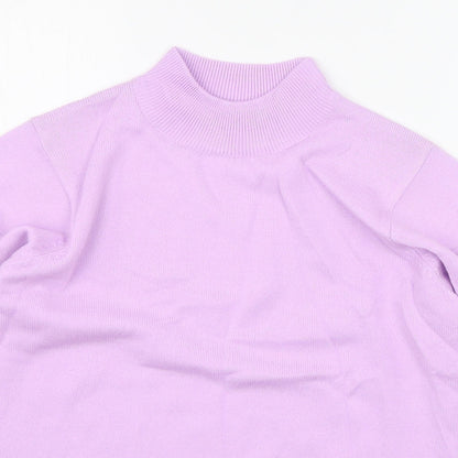 Womens UK Size M EA Purple Pullover Jumper