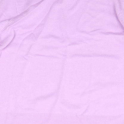 Womens UK Size M EA Purple Pullover Jumper