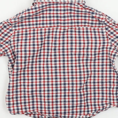 Primark  Boys Red Check  Basic Button-Up Size 12-18 Months