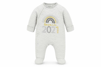 F&F  Boys Grey   Babygrow One-Piece Size Newborn