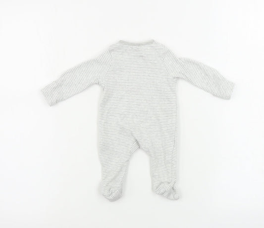 F&F  Boys Grey   Babygrow One-Piece Size Newborn