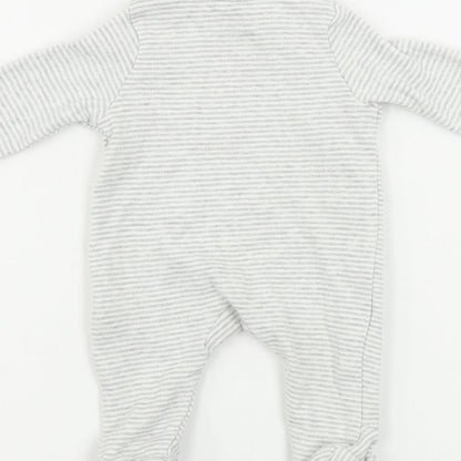 F&F  Boys Grey   Babygrow One-Piece Size Newborn