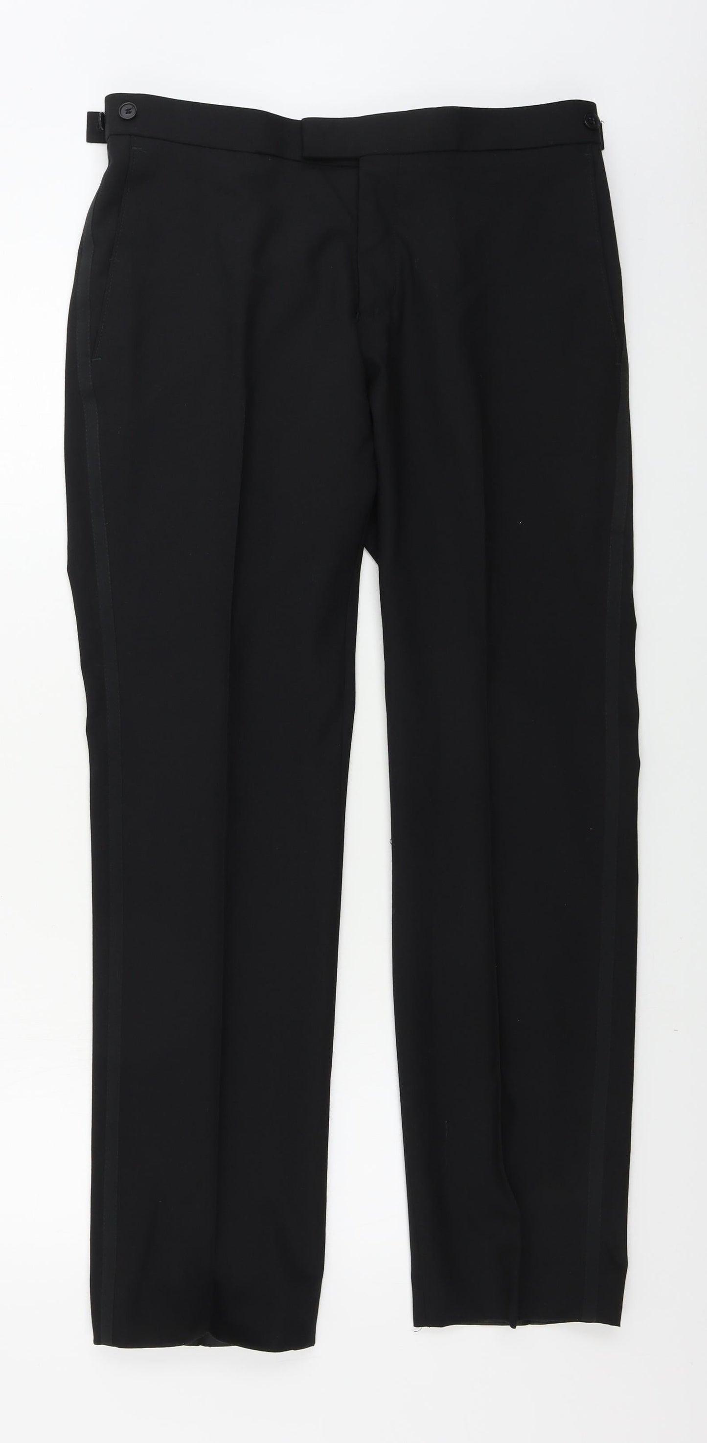Preworn  Mens Black   Trousers  Size 34 in L31 in