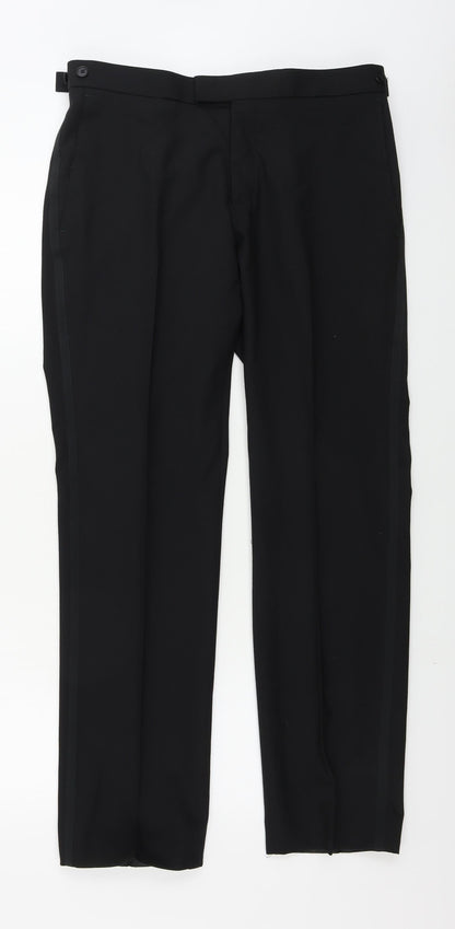 Preworn  Mens Black   Trousers  Size 34 in L31 in